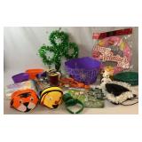 Mixed seasonal decorations for Halloween, St.