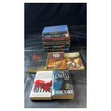Collection of books featuring a variety of