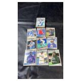 Fleer baseball trading cards with players