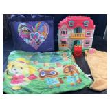 Includes a colourful toy dollhouse, Animal