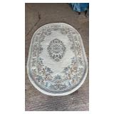 Sears Super Rajput oval area rug featuring a