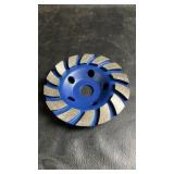 Diamond grinding cup wheel in plastic storage