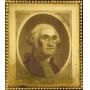 George Washington gold engraving by Charles B Hall