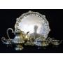 Antique Silver very ornate tea service