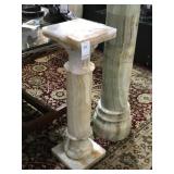 Brazilian Banded Onyx Column Pedestal square top