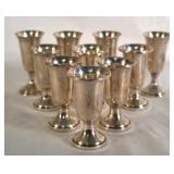 Sterling shot glasses - 10pcs