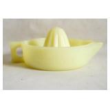 McKee Glass Sunkist "Green Fry" Reamer
