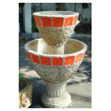 Mid-Century Modern Fountain with tiles 46