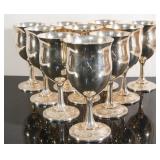 12 Queen Elizabeth Reed & Barton Sterling Goblets