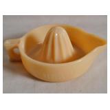 McKee Glass Sunkist "Butterscotch" Reamer