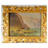 Mountain Landscape with Deer
