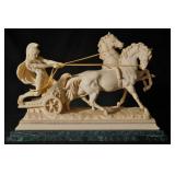 A. Santini Sculpture Of Roman Charioteer Diocles