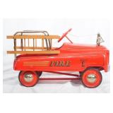 Vintage Fire Truck pedal car