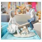 Lladro figure - See Saw " Columpio Feliz"