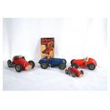 4 Schoco race cars - Grand Prix wind up