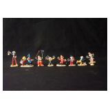 Collection of 9 Spoonteeks Clowns