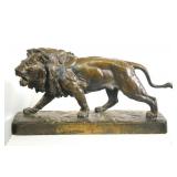 Louis Vidal (1831-1892)  bronze - Lion