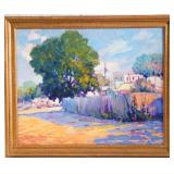 Ernest Barnes (1873-1955) Santa Fe oil on board
