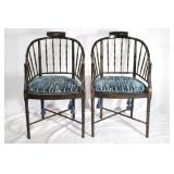 2 (Pair) of antique cane seat antique chairs