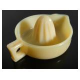 McKee Glass Sunkist "Butterscotch Fry" Reamer