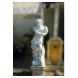 Italian Style Garden Statue of Neptune on Stand