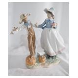 Lladro figure " The Scarecrow and the Lady" 1986