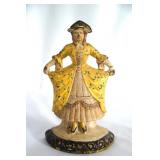 Antique Cast iron door stop of a Lady