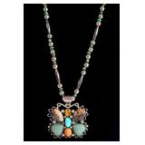 Raymond Gasper Zuni Butterfly necklace