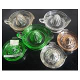 Coll, of 5 Sunkist Hazel Atlas Vintage Reamers