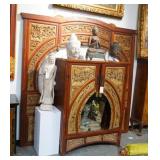 Chinese Altar Cabinet with Gold overlay Doorway
