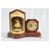 United Clock Co. Vintage Ballerina clock