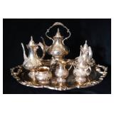 Reed & Barton "King Francis" tea coffee set