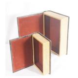 2 Faux book boxes