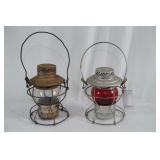 2 RR lamps - one red