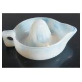 McKee Glass Sunkist "Fry Opal Swirl" Reamer