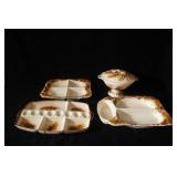 Sunkist Party Platters by Van Nuys, Calif. Pottery