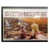 Led Zeppelin "Houses of the Holy" framed poster
