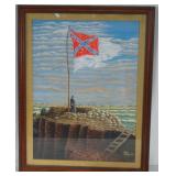 Ken Bader 1790 Civil War gauche watercolor