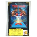 Boxing poster - Hearns/Sugar Ray Leonard