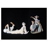 2 Lladro Clowns figures - 
