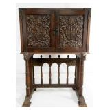 Antique French Baroque 2 door wine-cabinet