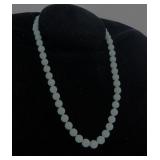 Beaded jade necklace