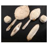 Sterling dresser set - 7 pcs