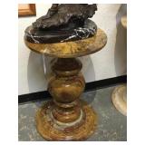 Onyx polished  28 1/2" x 18"  pedestal