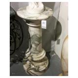 Polished Onyx banded stone pedestal