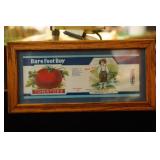 Barefoot Boy tomato label - Frankfort Indiana