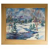 Karl Schmidt painting (1951) Winter