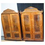 2  Victorian cabinets