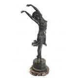 A.R. Calinet Bronze - Art Nouveau Dancer