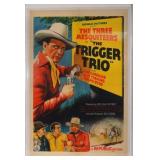 The Trigger Trio  Vintage Movie Poster